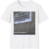 Banksy Art Inspired Critique of Consumerism Unisex Softstyle T-Shirt Graffiti, London Art, Banks Art White