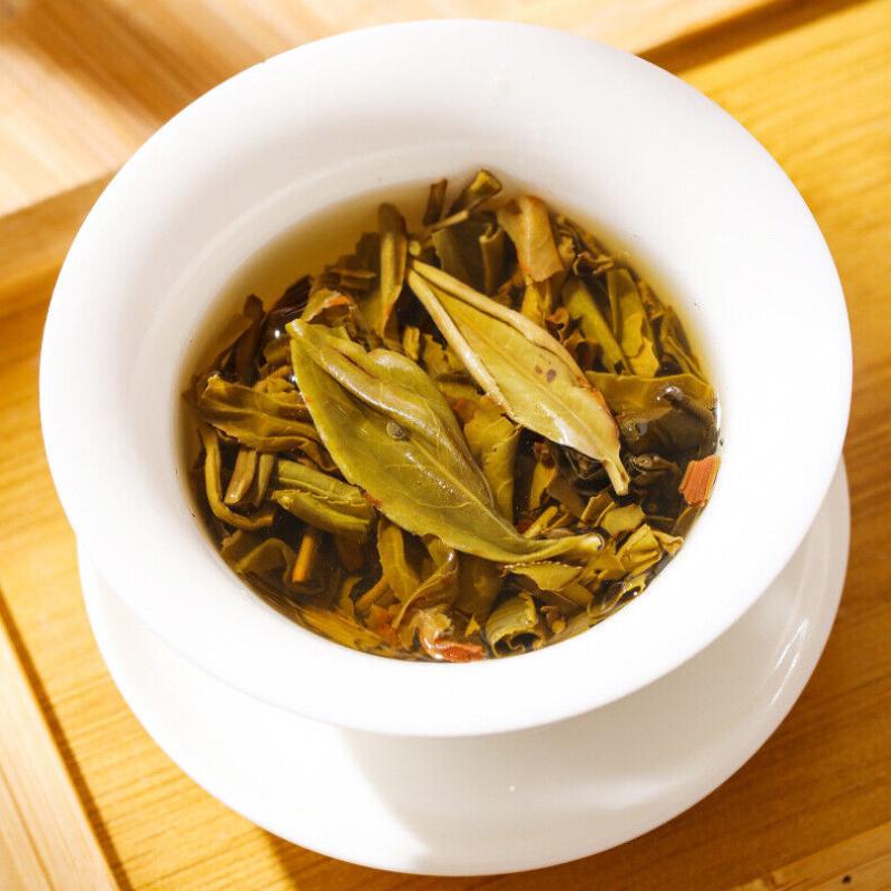 Yunnan Puerh Raw Tea Thin Lotus Pond Puerh Raw Cake Puerh Tea 357g/12.59oz