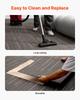 Carpet Tiles Reusable 610x610 Mm, 24 PCS Modular Carpet Square Rug, Commercial Floor Soft Padded for Seamless Cover 8.9, Easy DIY Replacement for