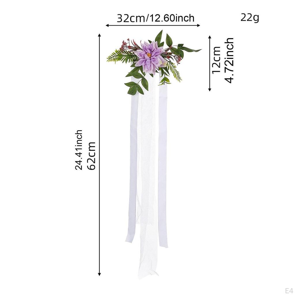 Aisle Bench Flower Arrangement Flowers for Chairs Wedding Decorations Banquets