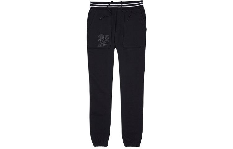 Converse Knitted Sweatpants Men s Black Moderate Straight Fit Pants 10018340-A03 M