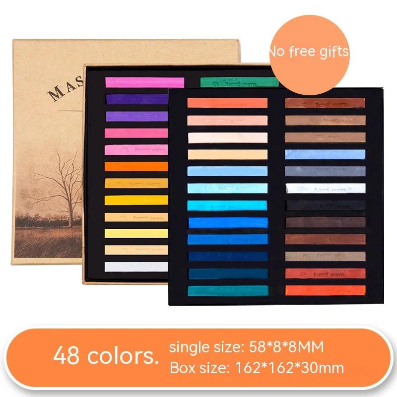 12/24/36/48Colors Soft Pastel Colored Crayon Chalk Drawing Coloring Stick for Artist Pigment Painting Pen Tool Powder Color Pens