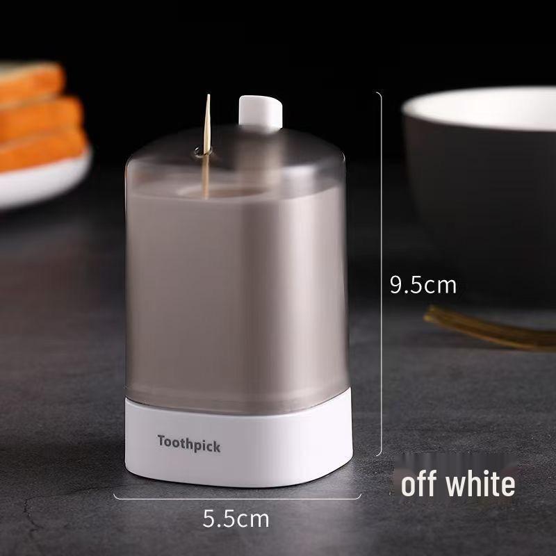 Luxurious Automatic Toothpick Dispenser: Elegant Pop-Up Design for Home or Kitchen. Portable and Stylish Storage Solution.