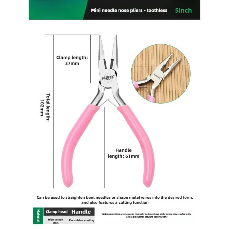 5 Inch Mini Jewelry Pliers DIY Handmade Pointed Nose Pliers Multi-functional Jewelry Repair Pliers Portable Cutting Tools