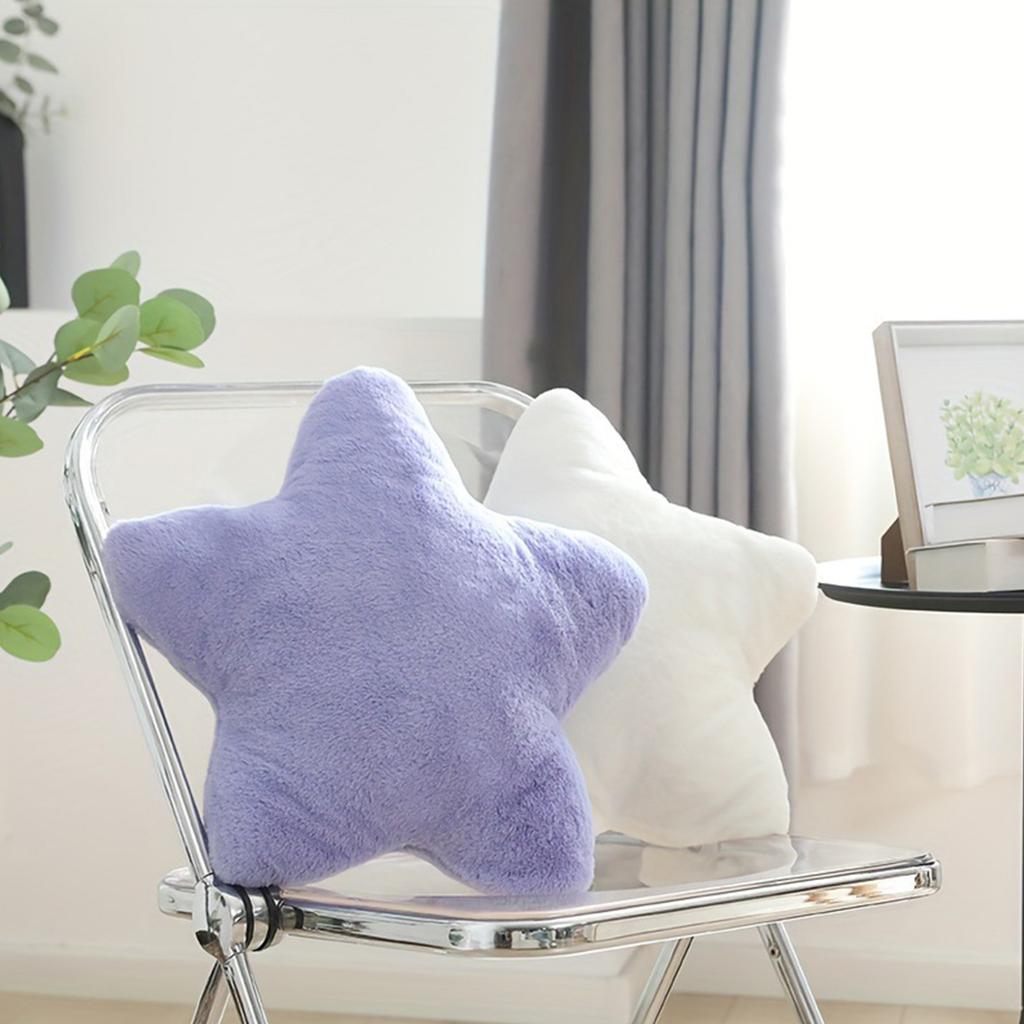 Kids Safe Stuffed Star Pillow Decorative Soft Cushion for Nursery Playrooms Lounging