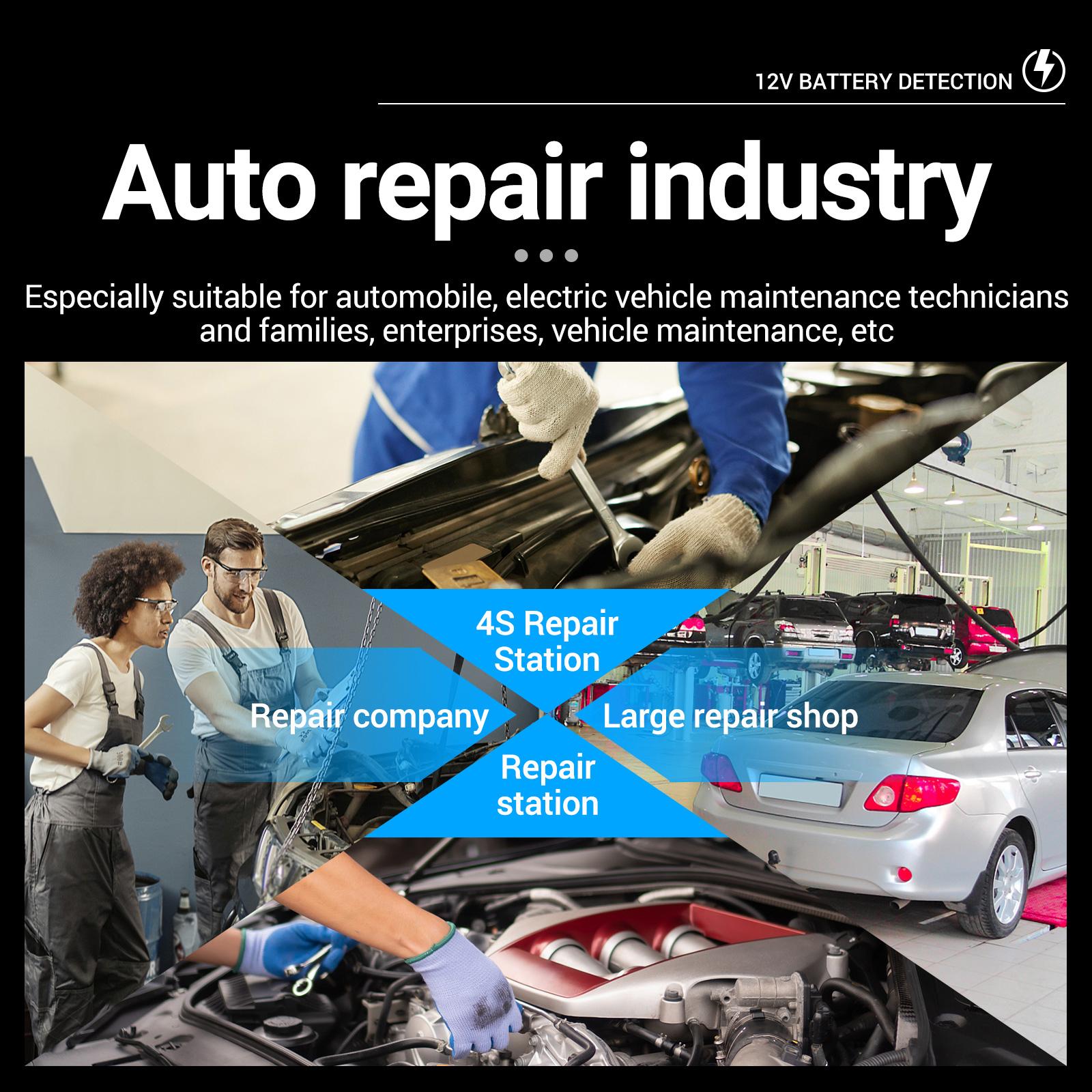 

ANENG BT 171 12V Многофункциональные тестеры аккумуляторов Индикатор состояния Обнаружение для индустрии авторемонта со светодиодной подсветкой заднего хода чёрный