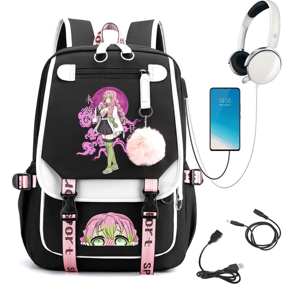 School Bag Large Capacity Travel Bag Animation Cartoon Printing Peripheral School Bag Computer Bag