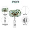 Badge Reel Retractable Badge Holder Id Holder Rotatable Retractable Badge For Teacher Hospital School