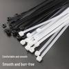 Bingfu Self-Locking Nylon Cable Ties, 7.5x200mm, 100 Pack