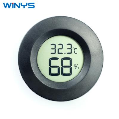Rundes, versenkbares elektronisches Digitalthermometer und Hygrometer für Reptilien und Haustiere