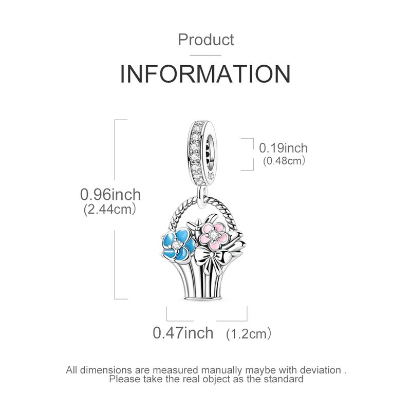 Original Copper Charms Bead Cz Zircon Butterfly Apple Cross Dangle Fit Bracelet Diy Woman Jewelry Gift For Friend