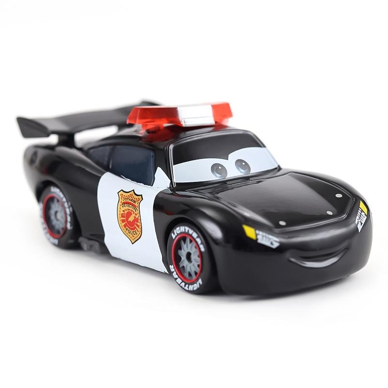 Disney Pixar Samochody Zygzak McQueen Jackson Sztorm Carla Veloso Stop 1:55 metalowych modeli samochodów Zabawka dla dzieci Prezent