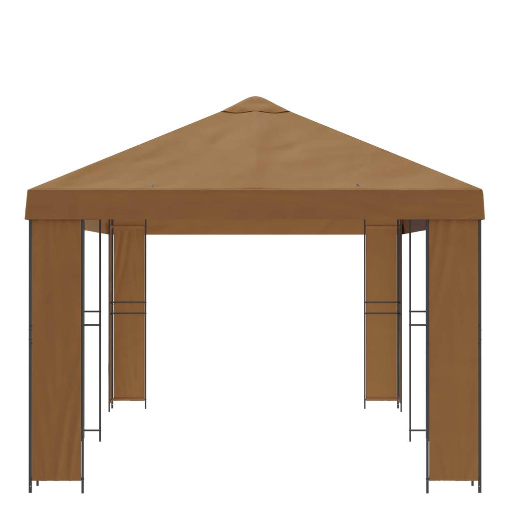 Garden Pavilion 6 X 3 M Beige Polyester and Steel 190