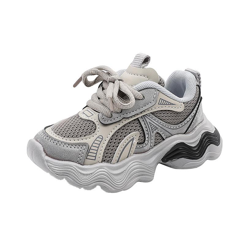 Kindersportschuhe, neue Frühjahrs- und Herbstmodelle, Dad Shoes für Mädchen, Freizeitschuhe, Kleinkinderschuhe, einfarbige Schuhe für Jungen, trendige Schuhe