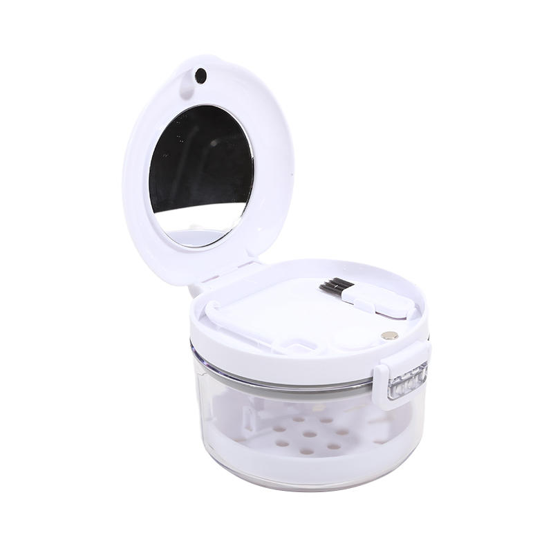 Portable Orthodontic Retainer Invisible Braces Box Braces Storage Box Soaking Invisible Teeth Denture Cleaning