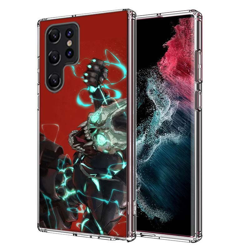 Kaiju No. 8 Anime Capa Phone Case For Samsung S26 Ultra S25 Edge Galaxy S23 S21 S20 S24 FE S22 S10 Plus Cover Clear TPU Shell Co