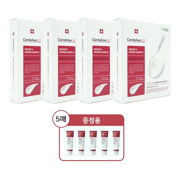 

CENTELLIAN24 Madeca Derma Mask 3 Intensive Formula 40 Sheets + Season 5 Cream 1ml x 5 Sheets