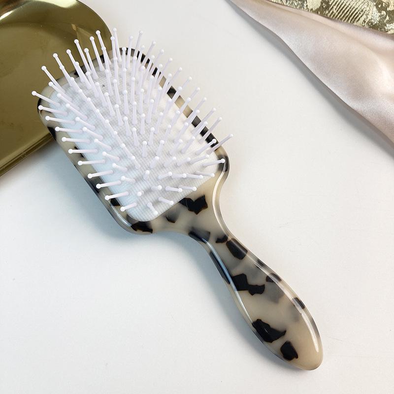 European Acetate Fiber Airbag Comb for Girls – Fluffy Crown Massage Cushion Comb