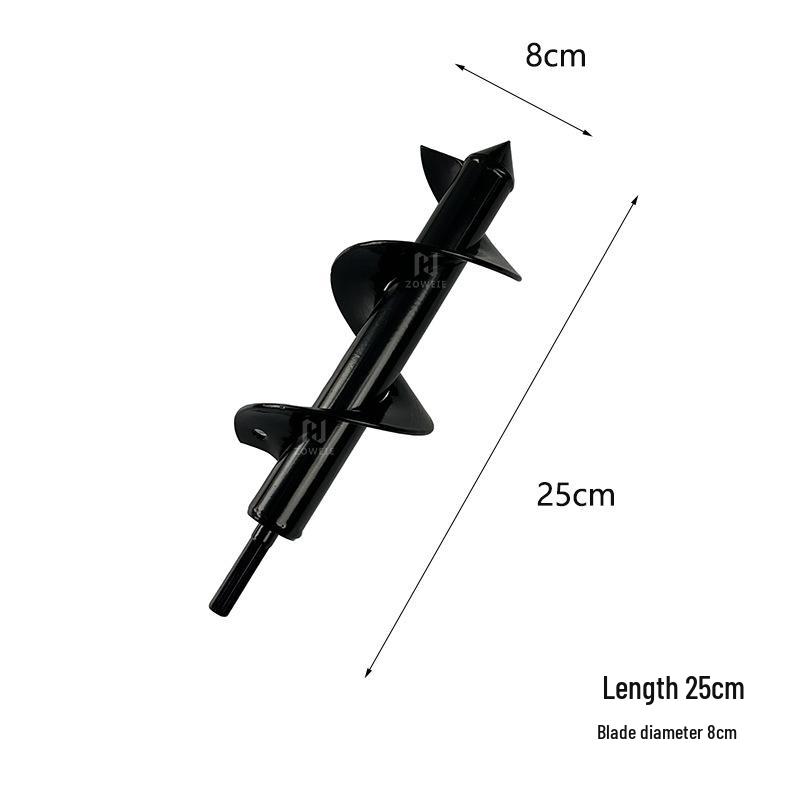 Electric Earth Auger Drill Bit: Garden Plant & Vegetable Soil Loosening Tool