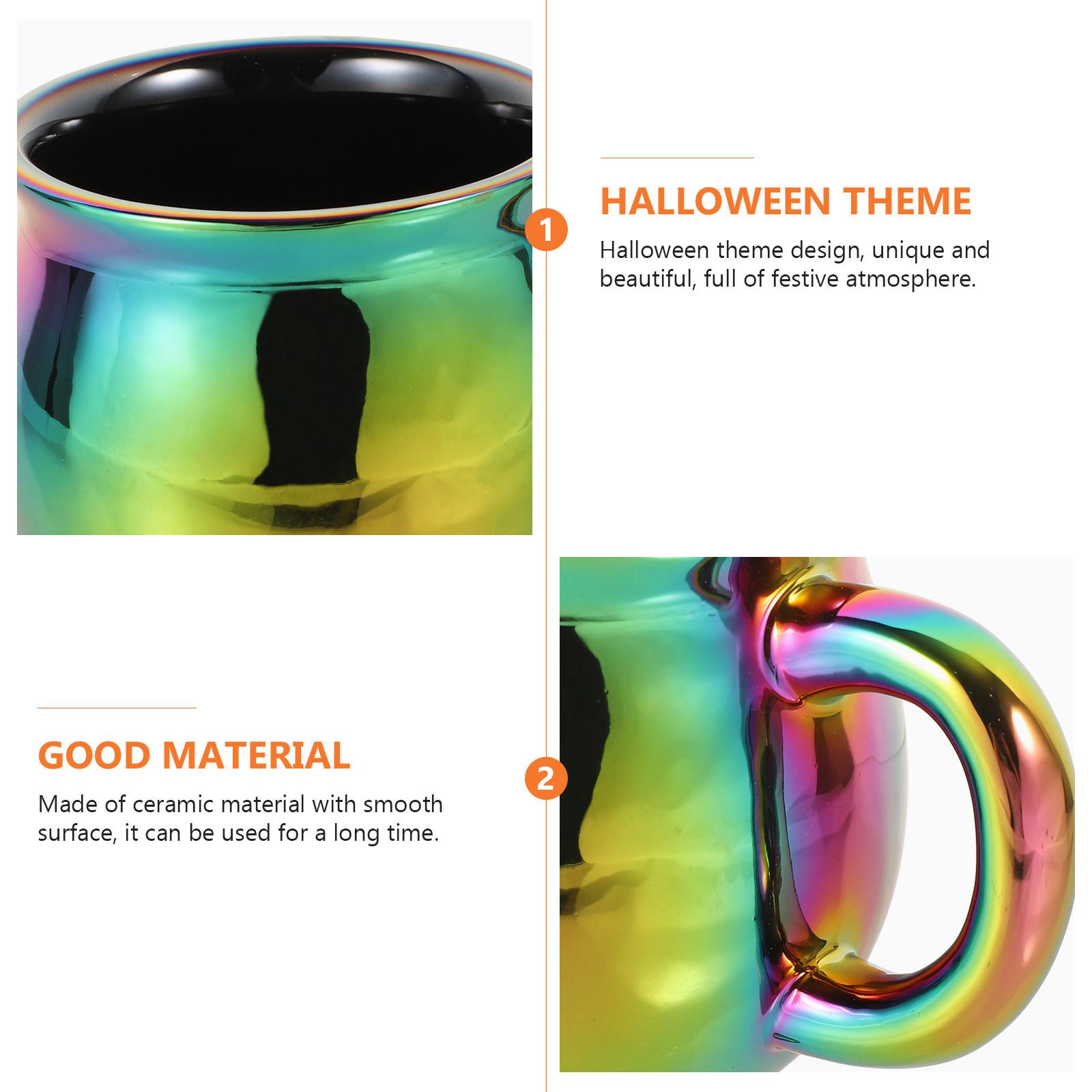 Cauldron Mug Halloween Witch Coffee Mug Ceramic Drinking Cup for Adults Unique Magical Home Office Cafe Decor other