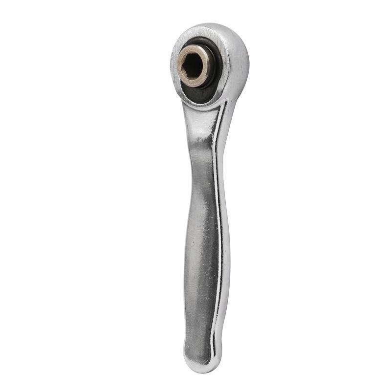 6.35mm Hex Socket for Tight Spaces with Bi-Directional Ratchet Wrench. Ratchet Wrench - 6.35mm - As shown