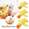 Pet Dog Chew Toys Calming Duck Indestructible Dog Engaging Squeaky Sound Toys