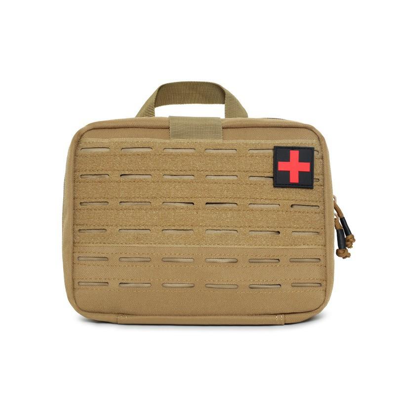 

Molle Medical Bag Large Capacity Head Rest Quick Release Cross Stamp First Aid Emergency Combat Readiness Rescue Equipment
