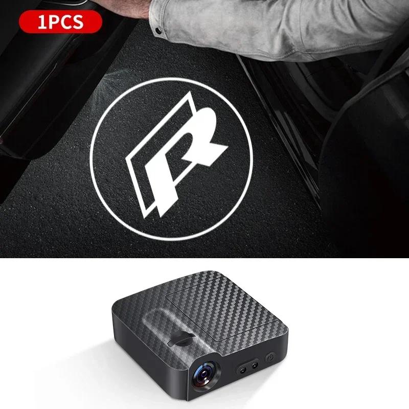 

80% Hot HD Led Welcome Light Car Door Projector Lamps For Volkswagen Tiguan Bora POLO PASSAT CC Touran GOLF Jetta Arteon T-CR