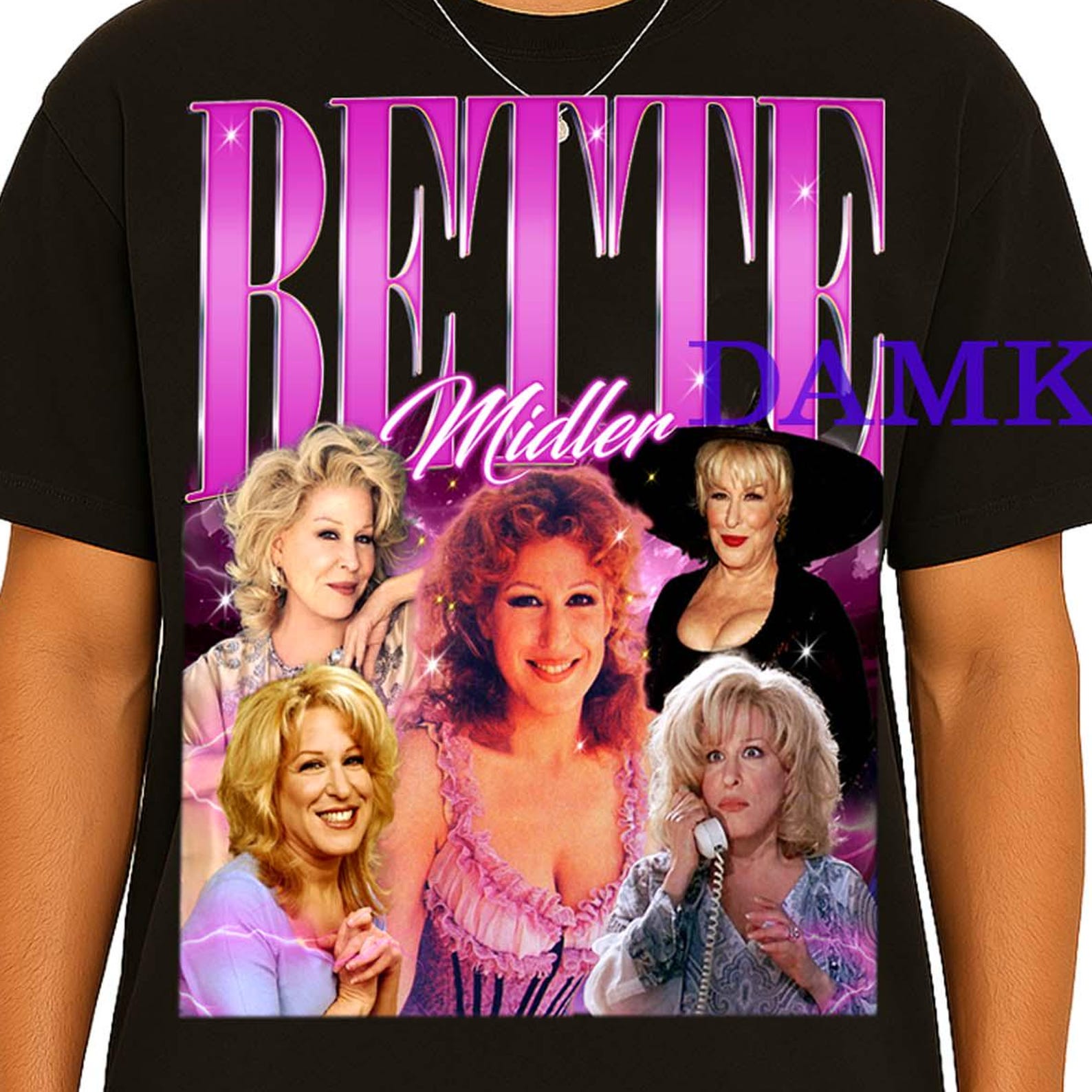 Bette Midler Unisex Shirt, Bette Midler Bootleg Fan Tees, Bette Midler Vintage TShirt, Bette Midler Homage Shirt, Bette Midler Kids Tee M
