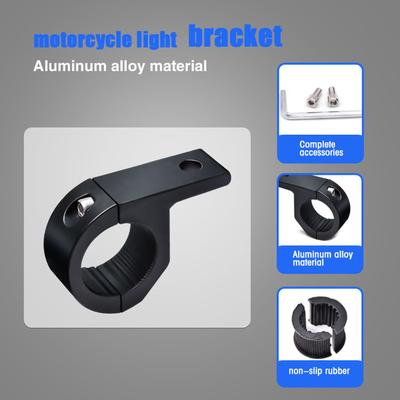 2PCS Light Bar Mounts 0.85-1.29inch Mounting Bracket Clamp Kits for Motorcycle Scooter Off-Road ATV