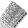 Modern Crystal Glass Vase Flower Arrangement Clear Dried Flowerpot for Centerpiece Home