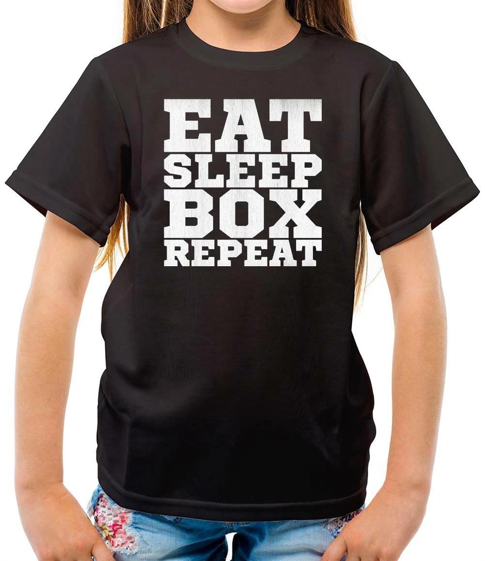 

Eat Sleep Box REPEAT - Kids T-Shirt - Boxer - Boxing - Fan - Love - Fighter 100