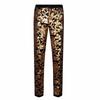 PYJTRL Mens Fashion Shiny Sequin Floral Pattern Pants Expandable Waist Trousers