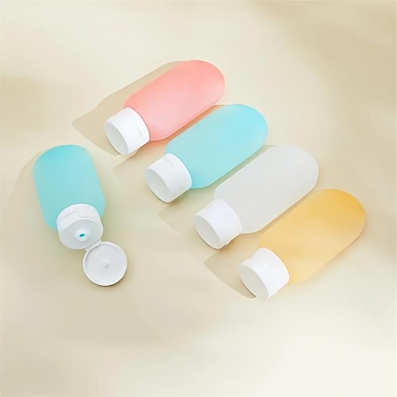 60ml Squeeze Plastik Reiseflaschen Set für Duschgel, Shampoo und Kosmetik Nordischer Stil