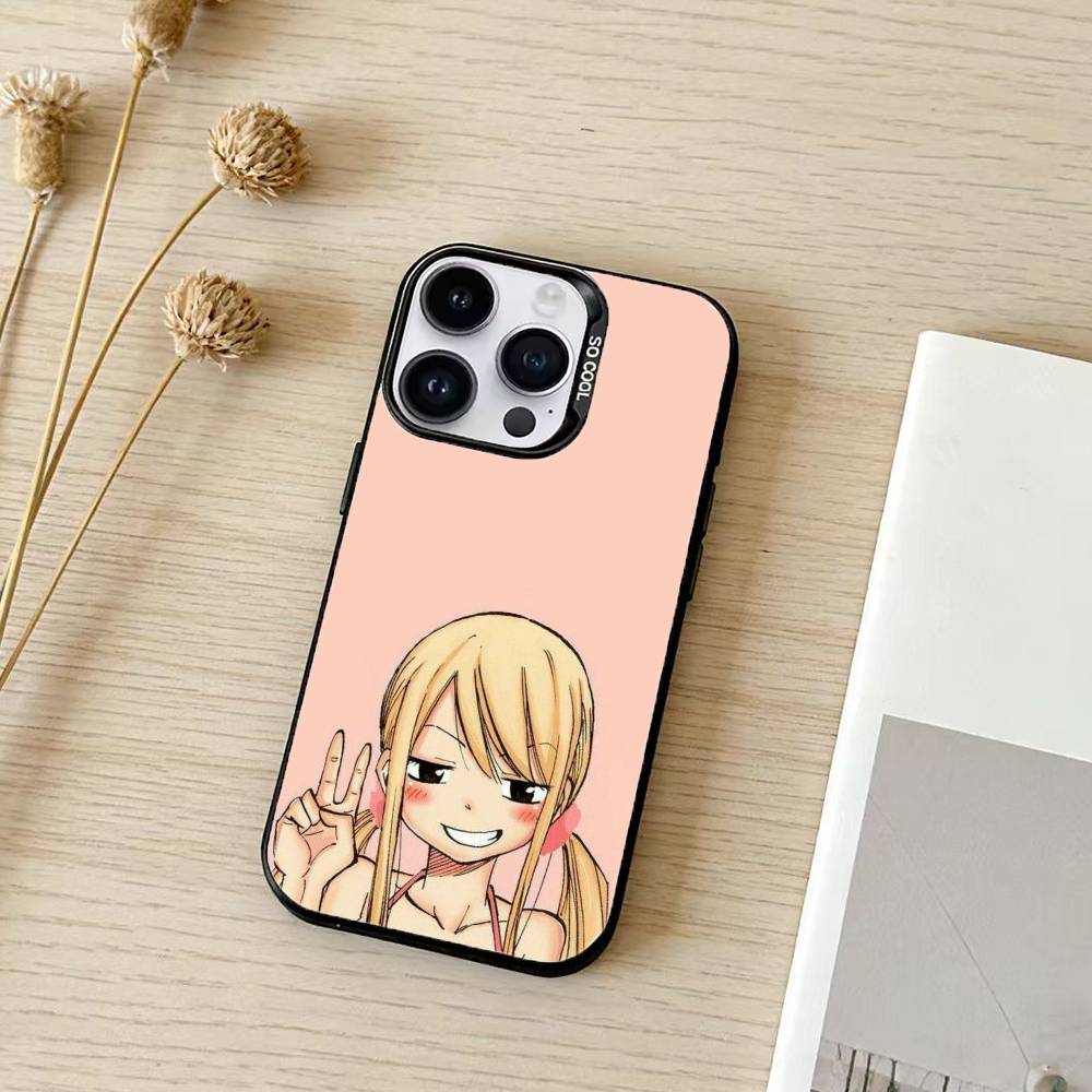 F-fairy tail lucy H-heartfilia Phone Case For iPhone 17,16,15,14,13,12,11,Pro Max,Plus Candy Silver Cover iPhone13PROMAX