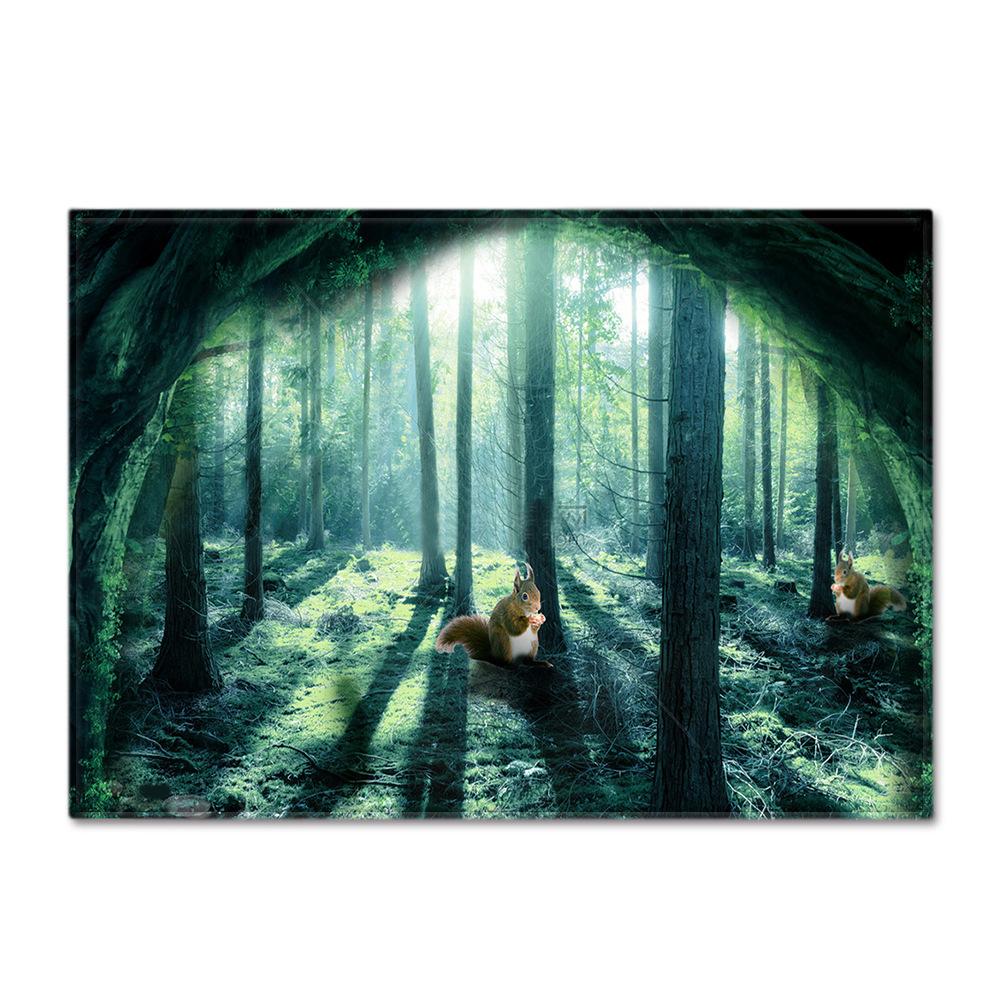 Tree Hole Large Carpet Feather Wind Bedroom Floor Mat