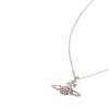 VIVIENNE WESTWOOD Saturn Design Brass Necklace Women Necklace Silver 6302009202P238P238
