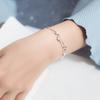 925 Sterling Silver Star Charm Bracelets for Women Double Layer Box Chain Matte Beads Bracelets Jewelry Birthday Gift