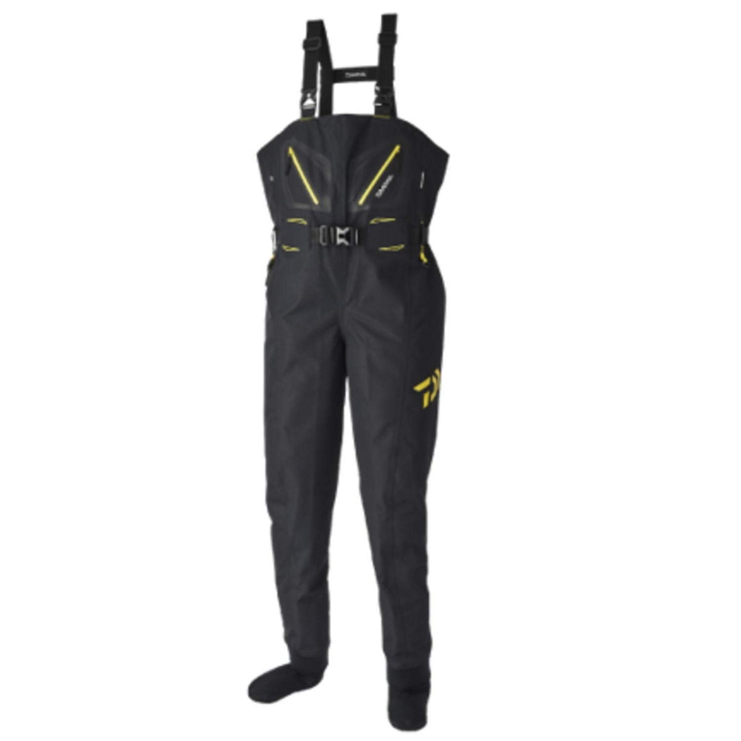 

DAIWA Fishing Waders Tight Fit Salt Breath Stocking Waders (Round Socks) Black S SW-4051BS-T