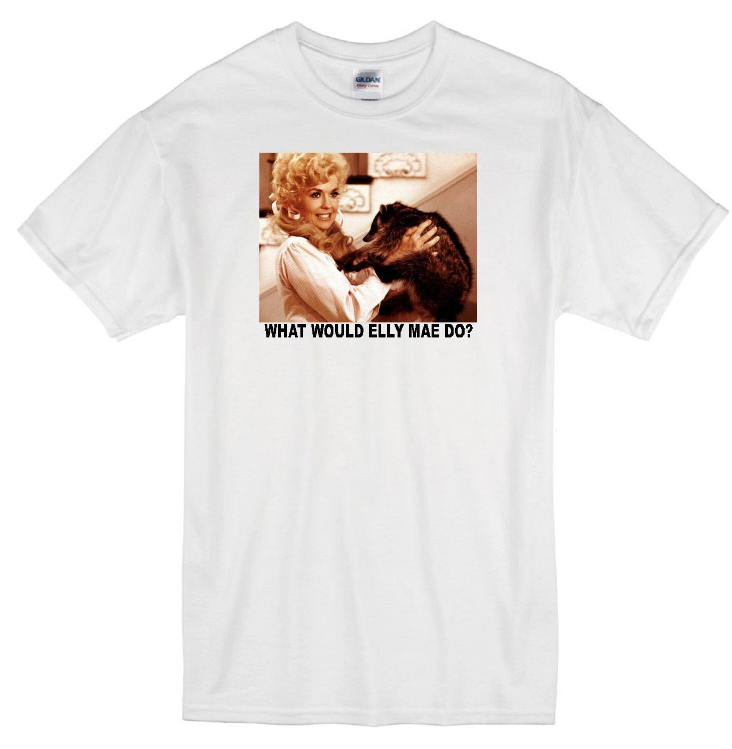 ELLY MAE CLAMPETT WWD? DONNA DOUGLAS BEVERLY HILLBILLIES TV COMEDY WHITE T-shirt S