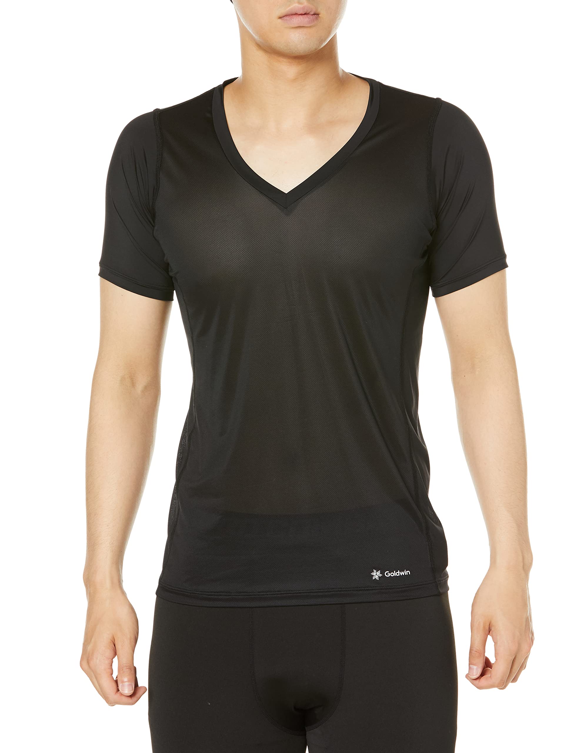 

Cooling Half Sleeves [Goldwin] V-neck чорний