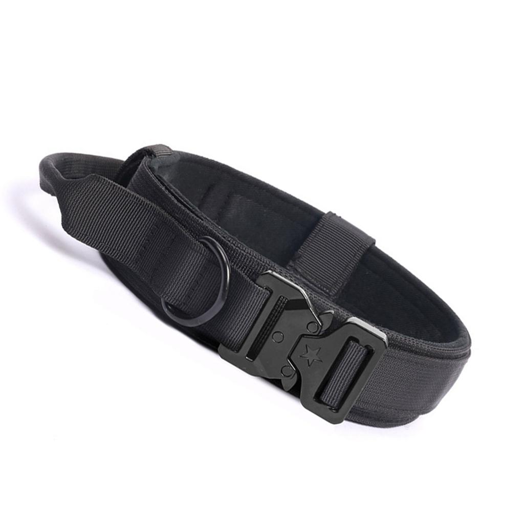 Dog Collar Safe Adjustable Comfortable Military Training Dog Collar for Medium Large Dogs