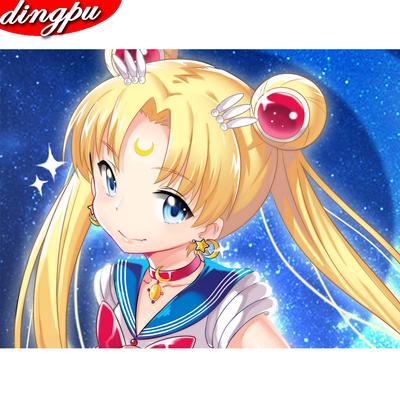DINGPU 5d Diamond Painting Arrivals Scenery Living Room Wall Decoration Mosaic Landscape Diamond Art
