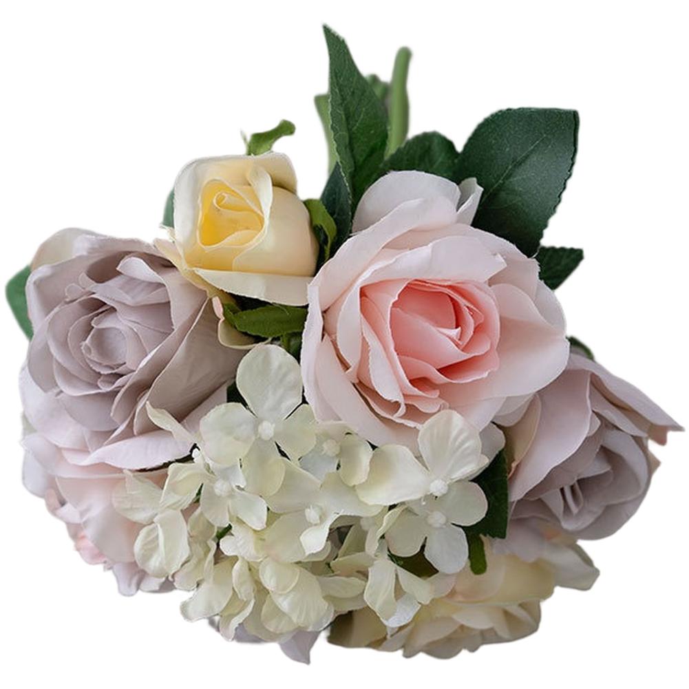 

Colorful Rose Artificial Flowers Bouquet for Wedding Home Decoration and Photography Props Silk Cloth Material China Mainland