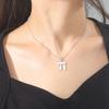 Jeshayuan Collar con Colgante Letra Hebrea Hai Chai Símbolo de Vida Acero Inoxidable Collares Joyería Regalo para Mujeres