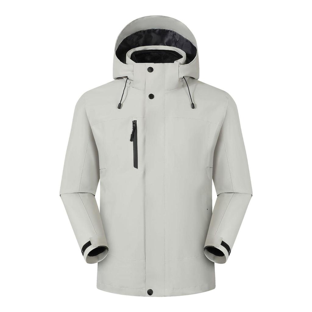Unisex Wasserdichte Atmungsaktive Wander-Windjacke - Abriebfeste Outdoor 3-in-1 Jacke