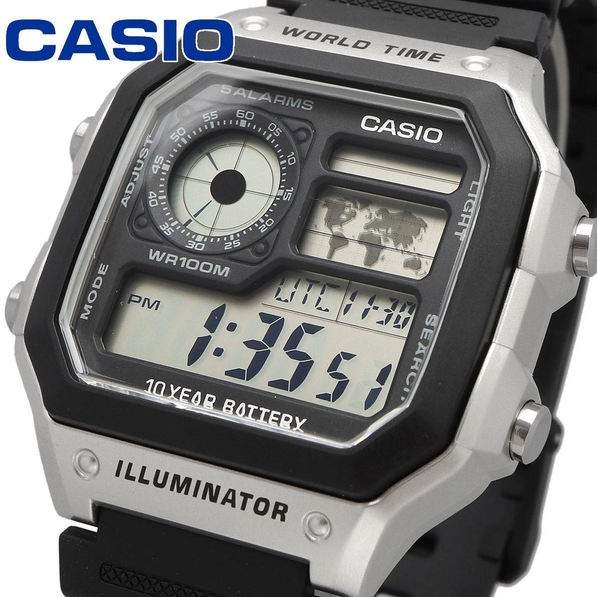Used New Unused Watch Casio Cheap Casio Chipukashi Watch AE-1200WH-1CV