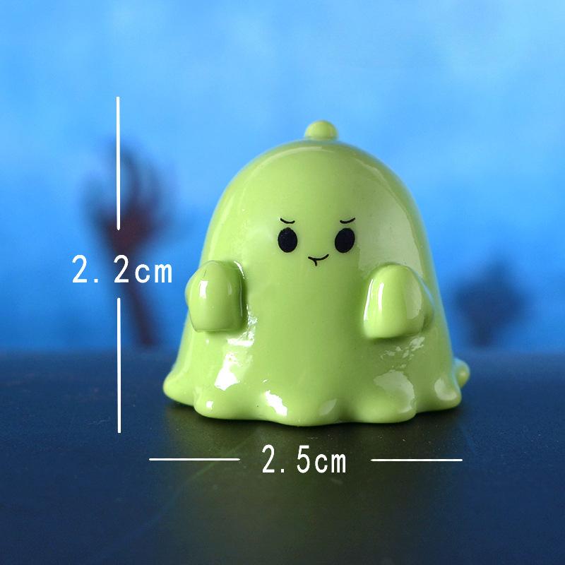 Cute Little Animal Moss Miniature Ornaments Cute Ghost Pig and Rabbit Accessories