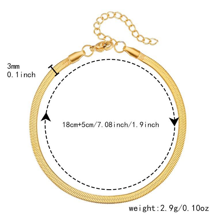 Customizable Adjustable Stainless Steel Blade Chain Bracelet