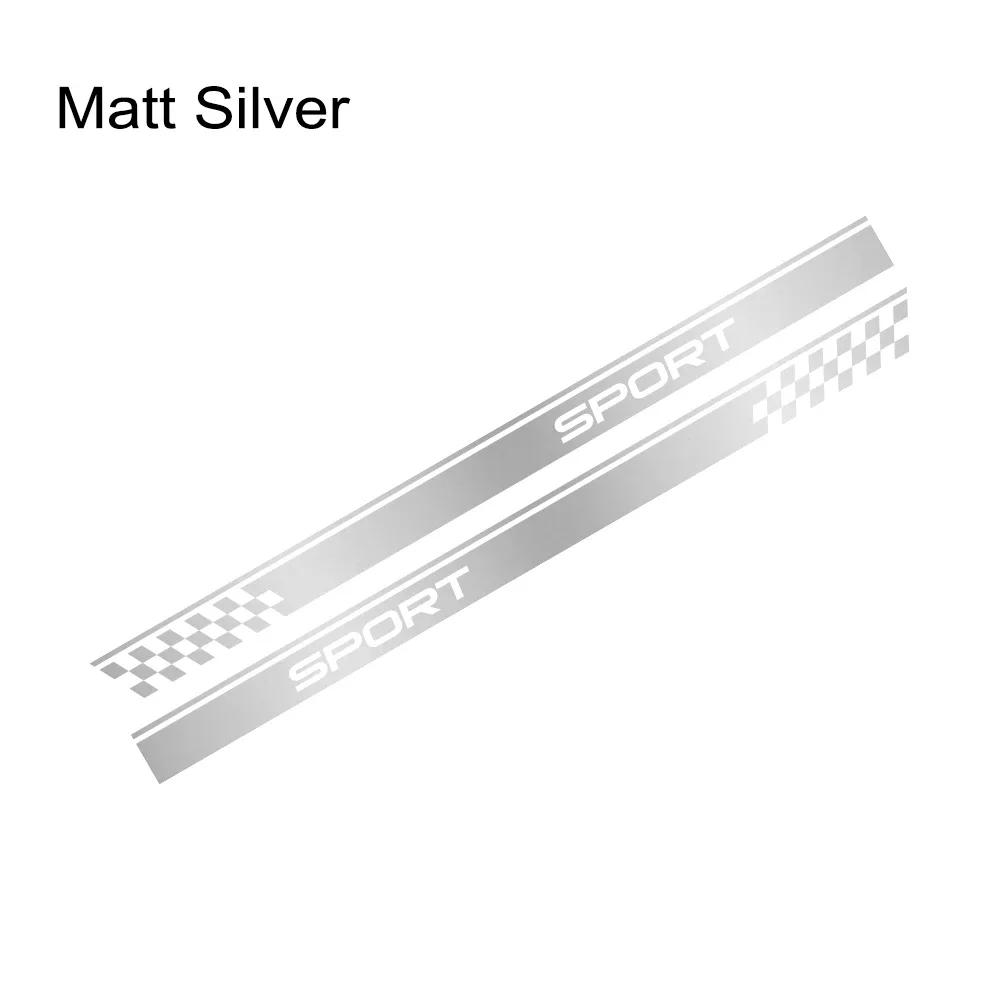 

Car Racing Side Body Vinyl Trim Graphic Sticker Decal for MINI Cooper S One JCW F55 F56 F60 R55 R56 R60 Car Exterior Accessories 2pcs